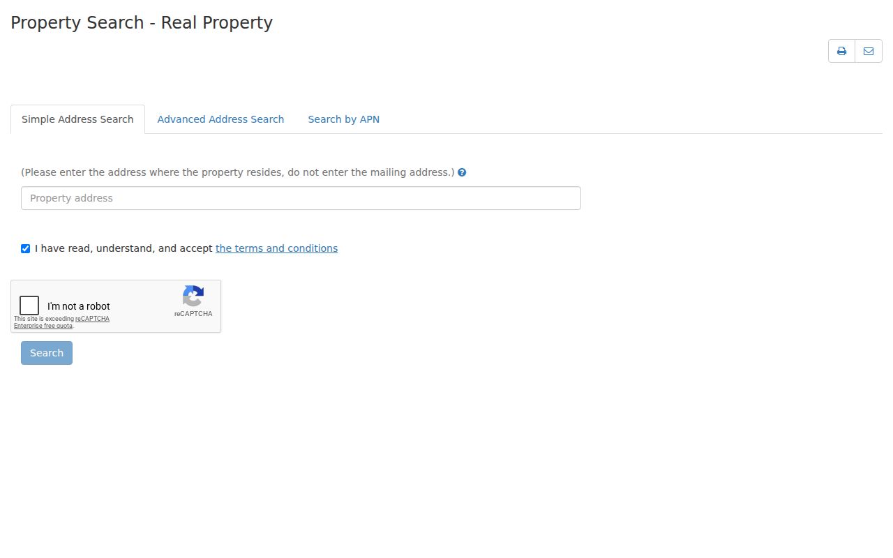 Cupertino street directory assessor address and APN search